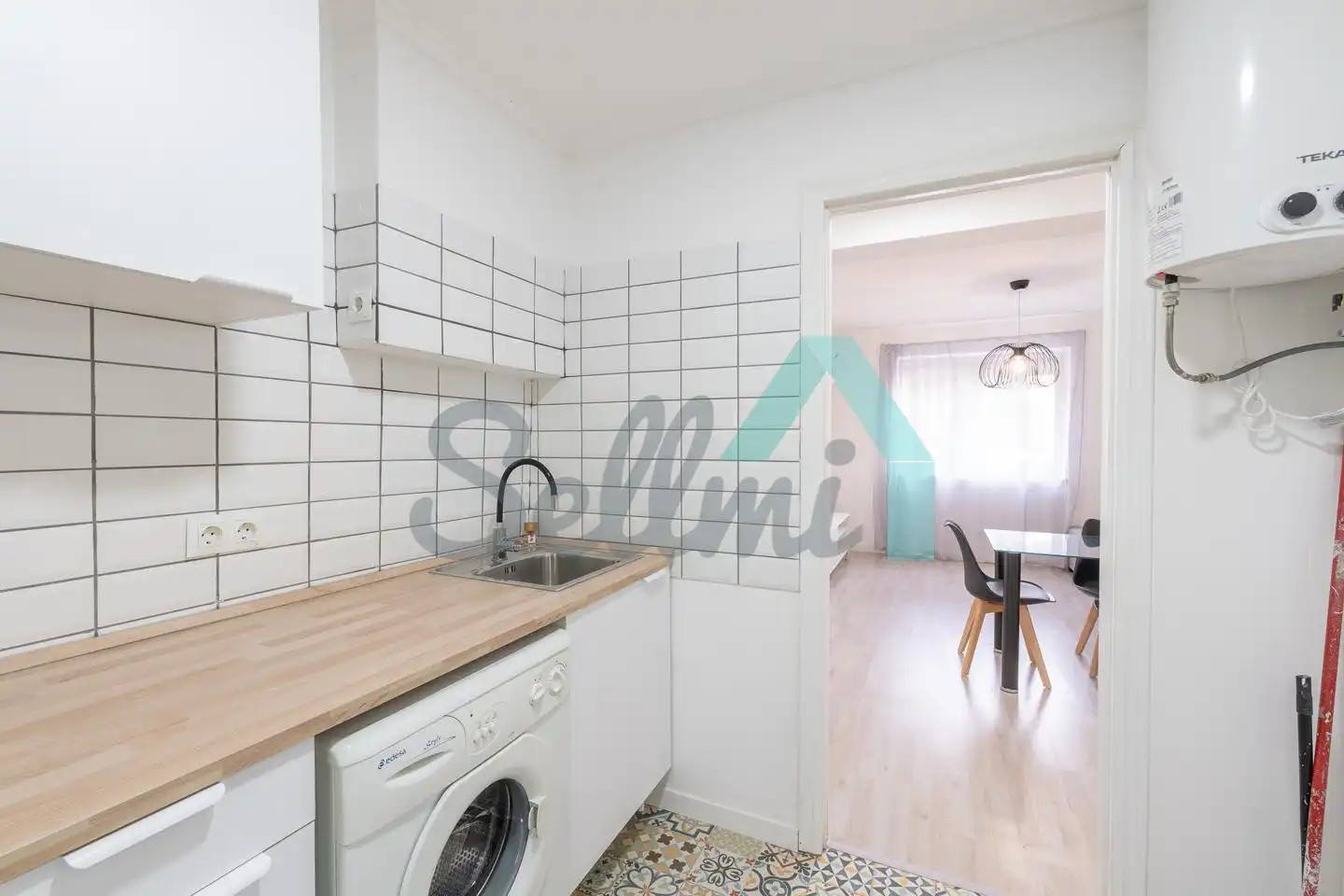 Cocina de Planta baja en venta en Mieres (Asturias) con Calefacción, Trastero y Amueblado