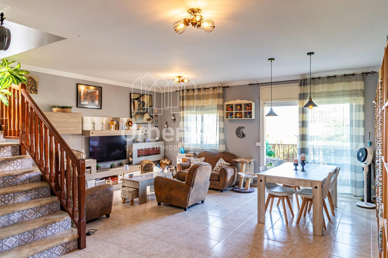 Living room of Duplex for sale in Argentona  with Heating and Terrace