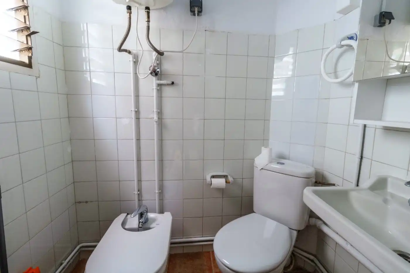 Baño de Piso de alquiler en  Palma de Mallorca con Aire acondicionado, Calefacción y Amueblado