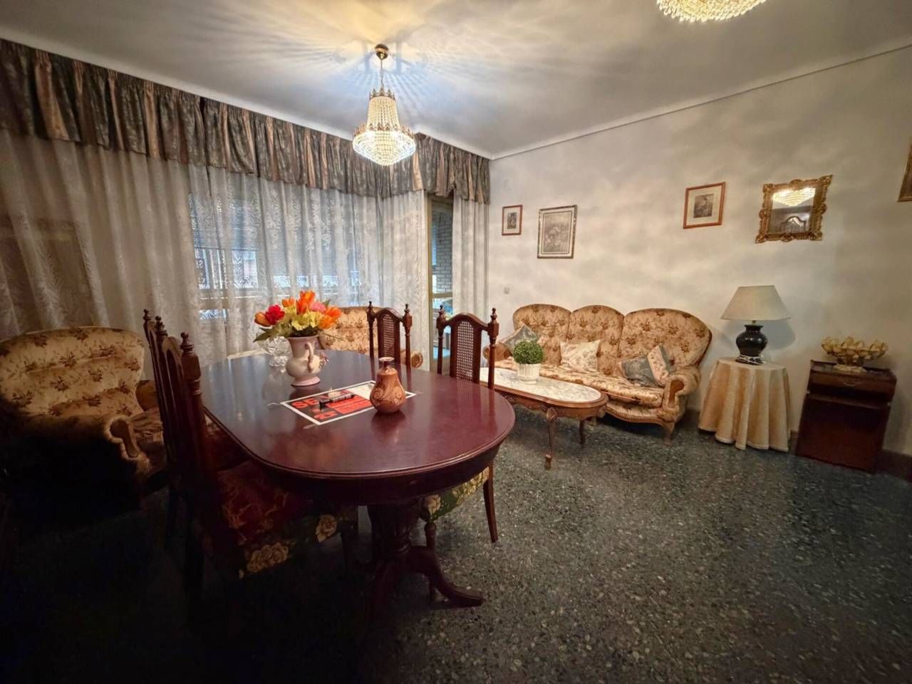 Dining room of Flat for sale in  Albacete Capital  with Heating and Balcony