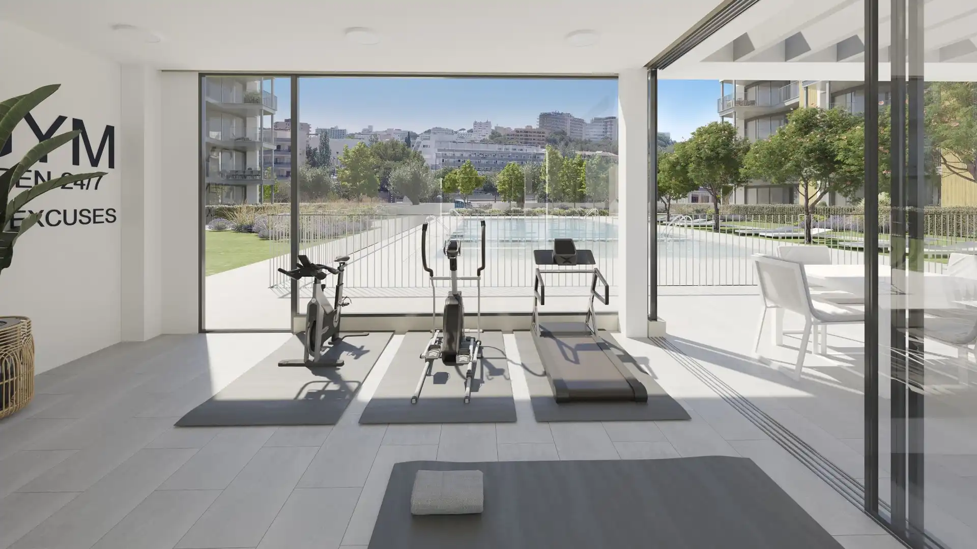 Swimming pool of Flat for sale in Calvià  with Air Conditioner, Private garden and Terrace