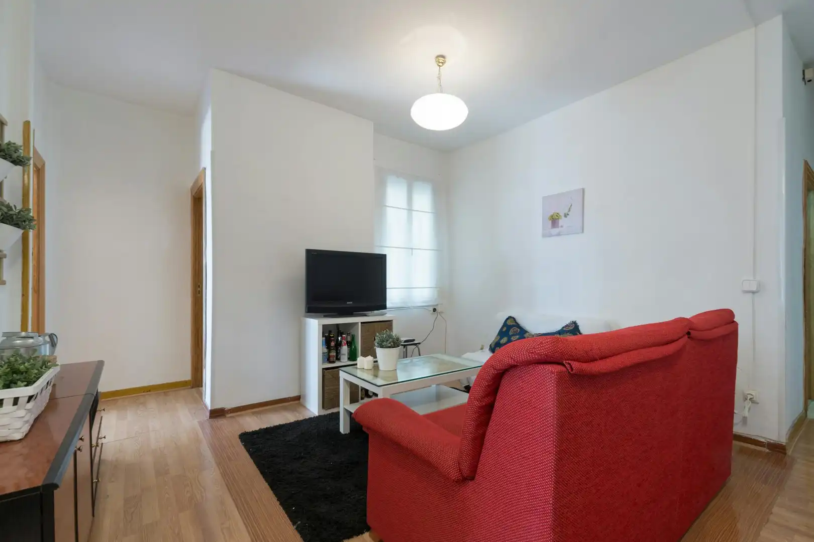 Living room of Flat for rent in  Madrid Capital  with Heating, Furnished and Washing machine