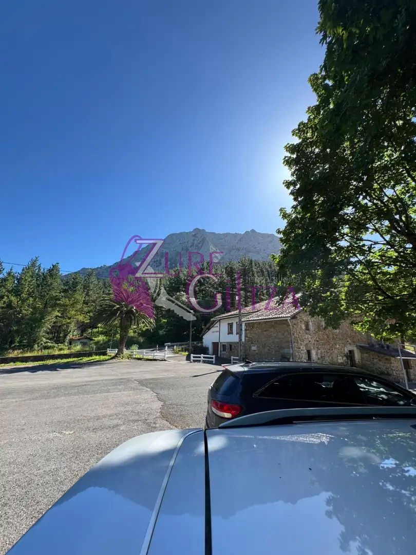 Vista exterior de Finca rústica en venta en Mañaria con Calefacción y Amueblado