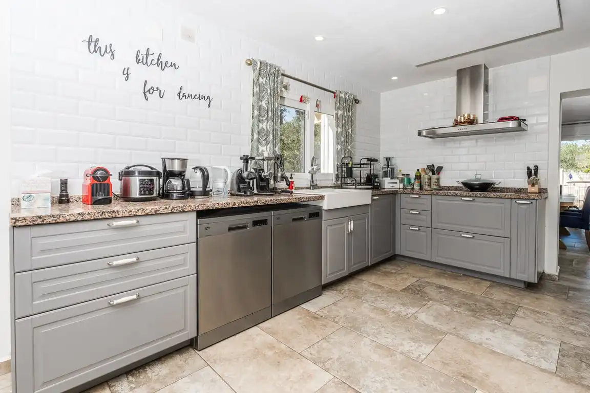 Cocina de Casa o chalet en venta en Jávea / Xàbia con Aire acondicionado, Jardín privado y Terraza