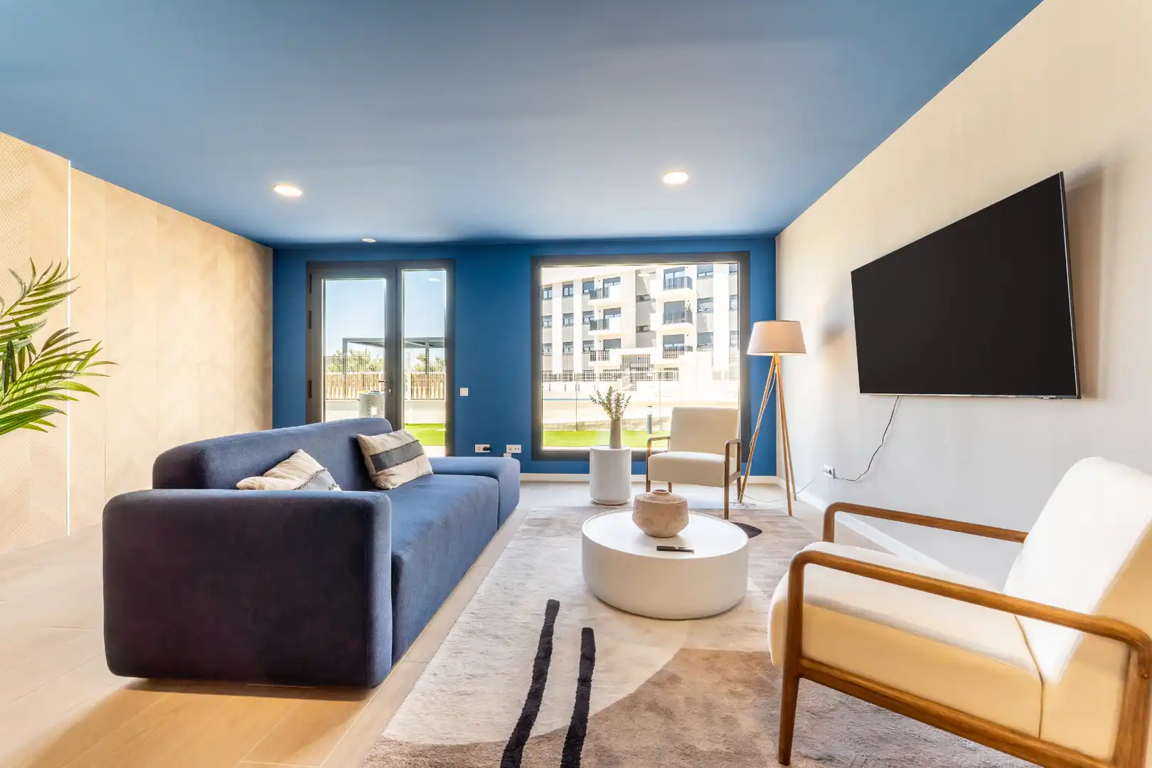 Sala de estar de Piso de alquiler en El Campello con Aire acondicionado, Terraza y Trastero