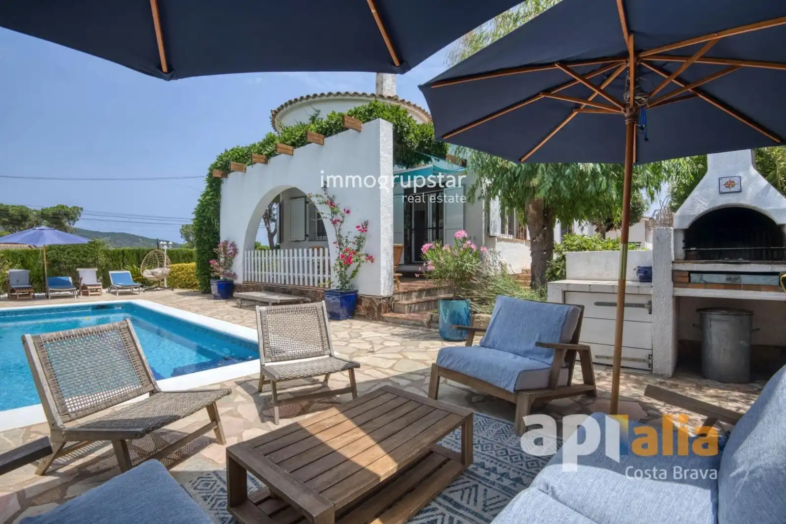 Terraza de Casa o chalet en venta en Calonge i Sant Antoni con Calefacción, Terraza y Piscina