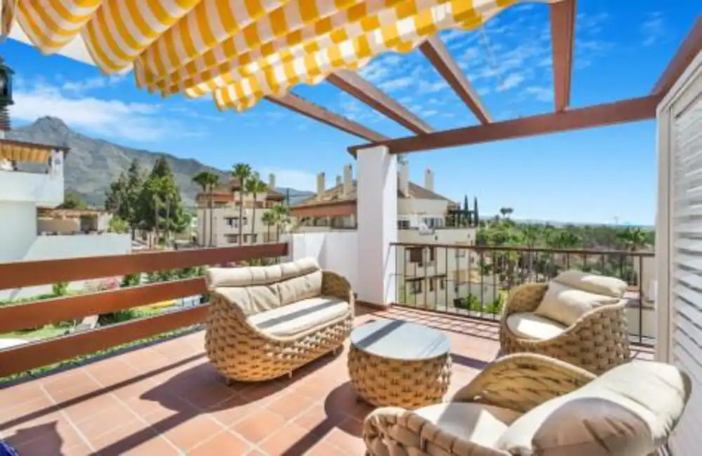 Terraza de Apartamento de alquiler en Milla de Oro