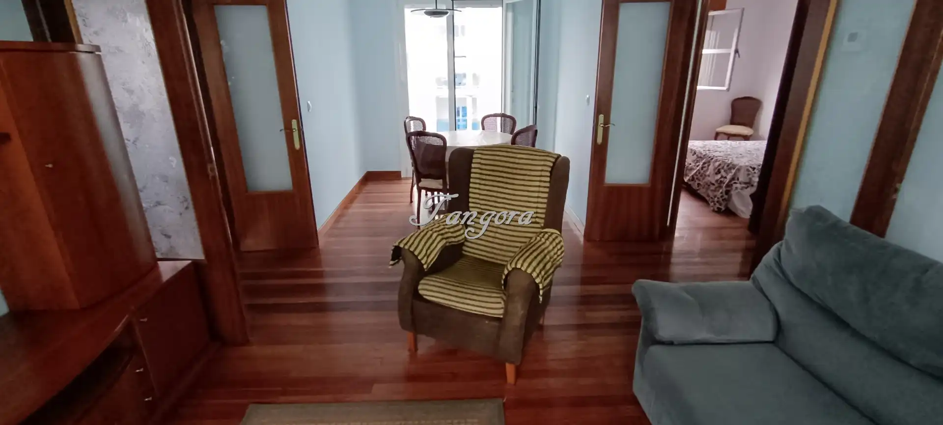 Wohnzimmer von Wohnung zur Miete in Castro-Urdiales mit Heizung, Terrasse und Möbliert