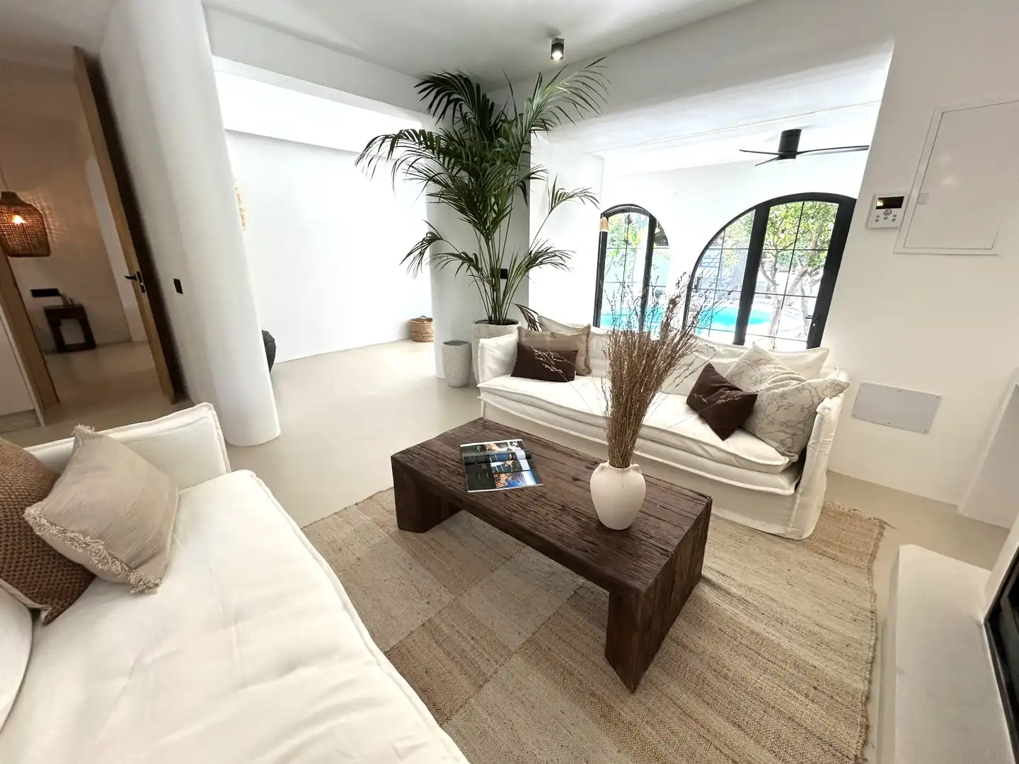 Wohnzimmer von Haus oder Chalet zum Verkauf in Torremolinos mit Klimaanlage, Heizung und Privatgarten