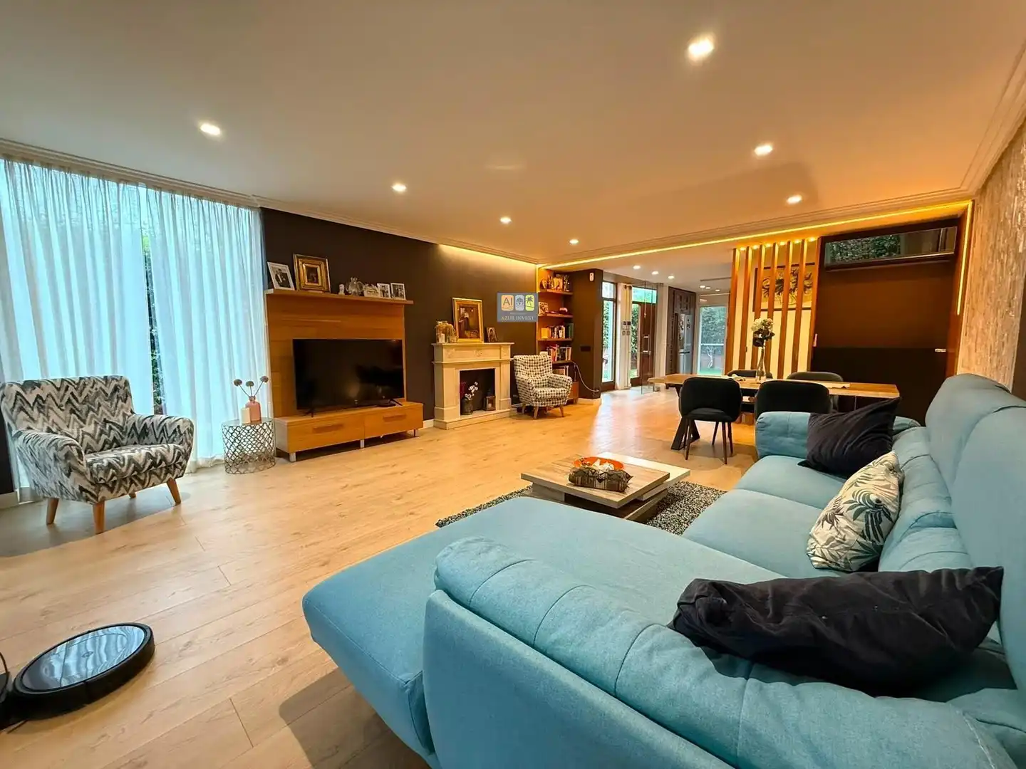 Living room of Detached homes for rent in Sant Joan d'Alacant  with Air Conditioner, Heating and Private garden