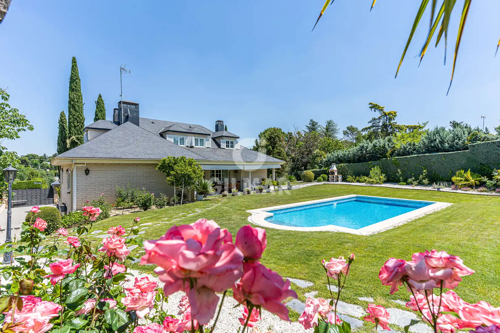Jardín de Casa o chalet en venta en Boadilla del Monte con Calefacción, Jardín privado y Piscina