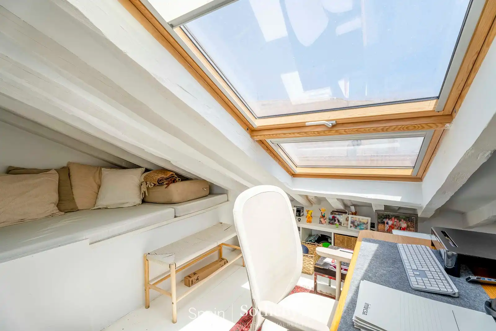 Habitación de Ático de alquiler en Madrid con Aire acondicionado, Calefacción y Terraza