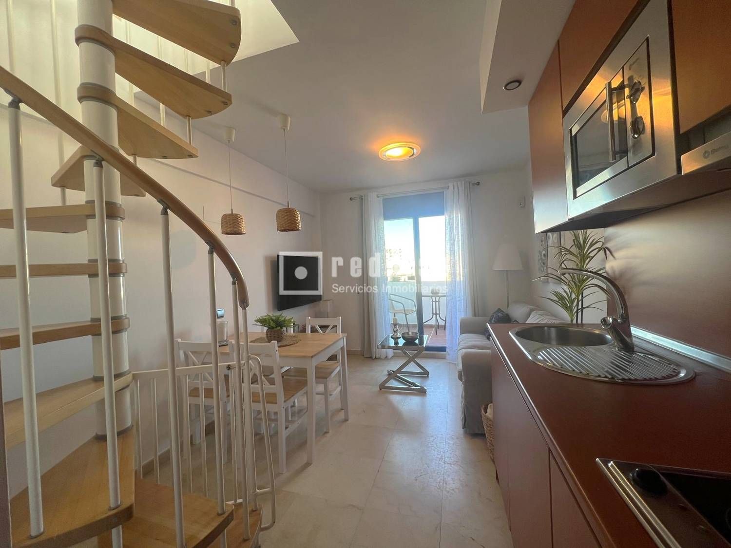 Living room of Attic for rent in Benalmádena  with Private garden, Terrace and Storage room