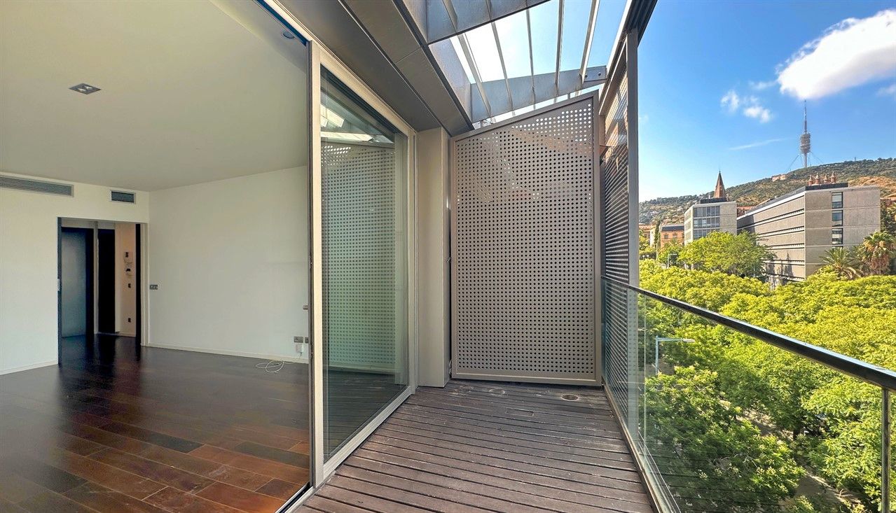 Terrace of Flat for sale in  Barcelona Capital  with Air Conditioner, Parquet flooring and Terrace