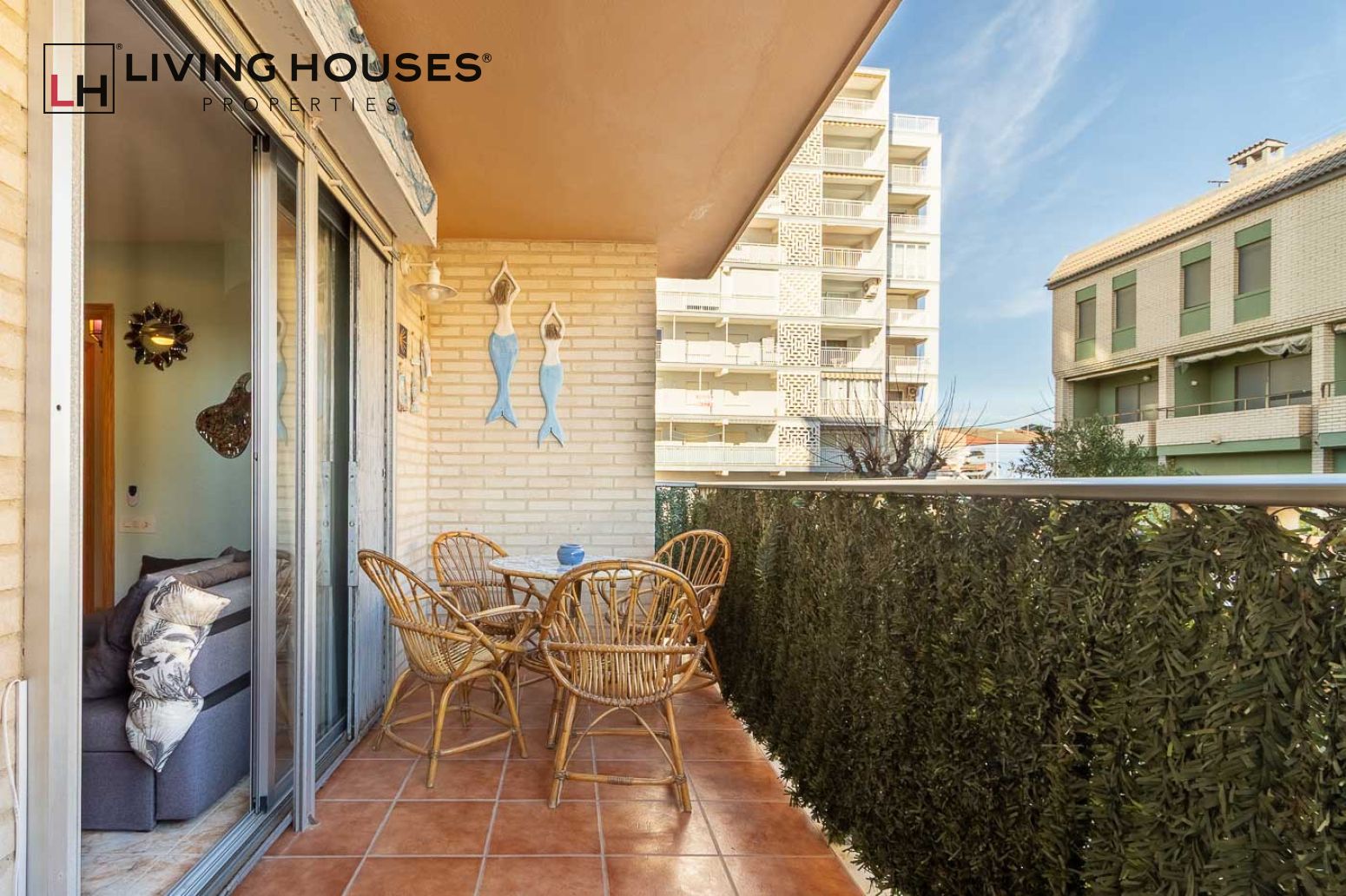 Terrace of Flat for sale in Oropesa del Mar / Orpesa  with Private garden, Terrace and Swimming Pool