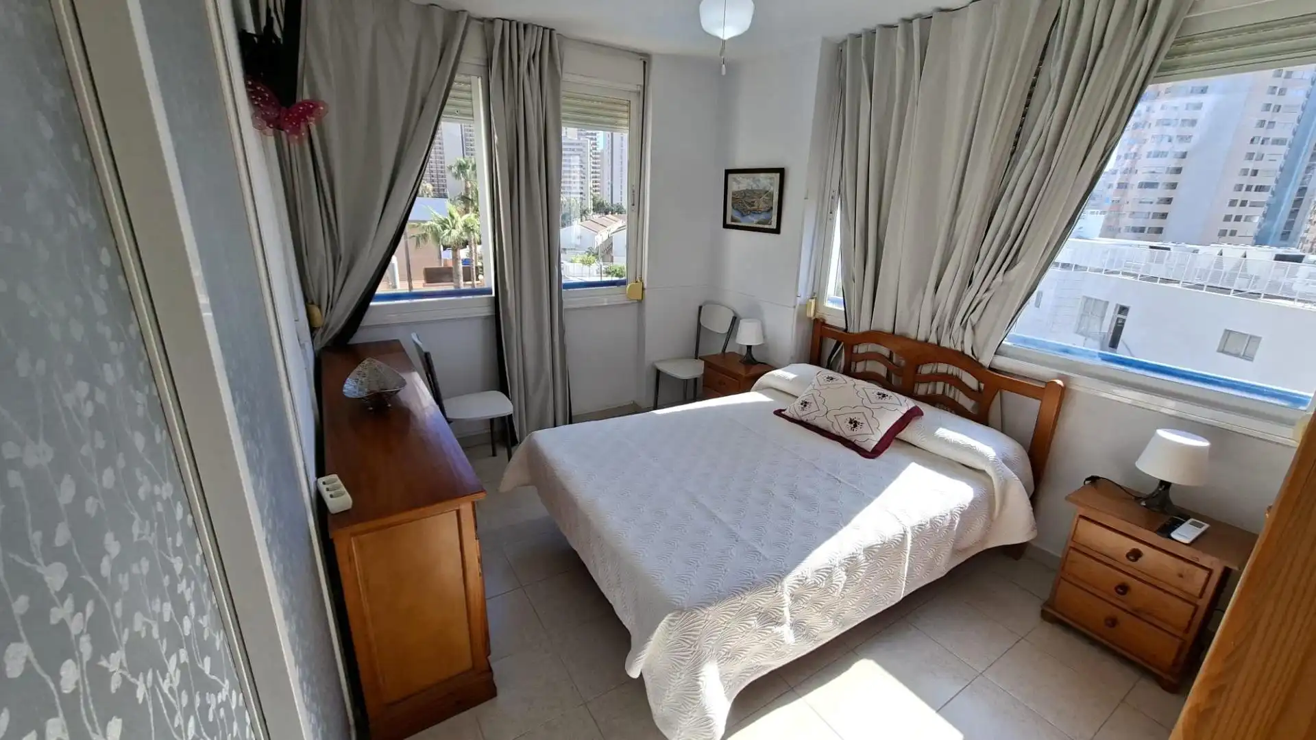 Bedroom of Flat for sale in Benidorm  with Air Conditioner, Heating and Private garden