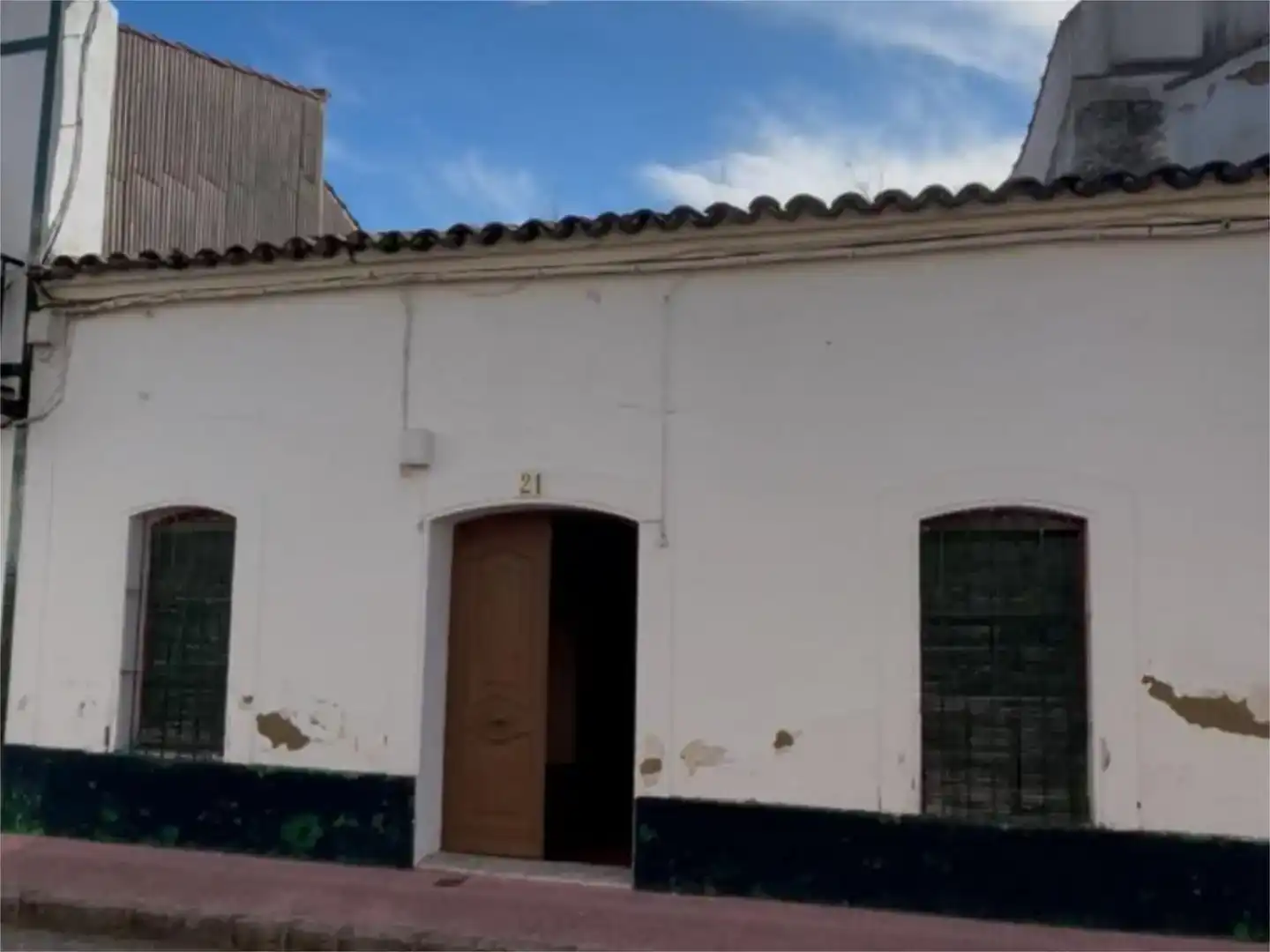 Vista exterior de Casa adosada en venta en Monesterio con Trastero