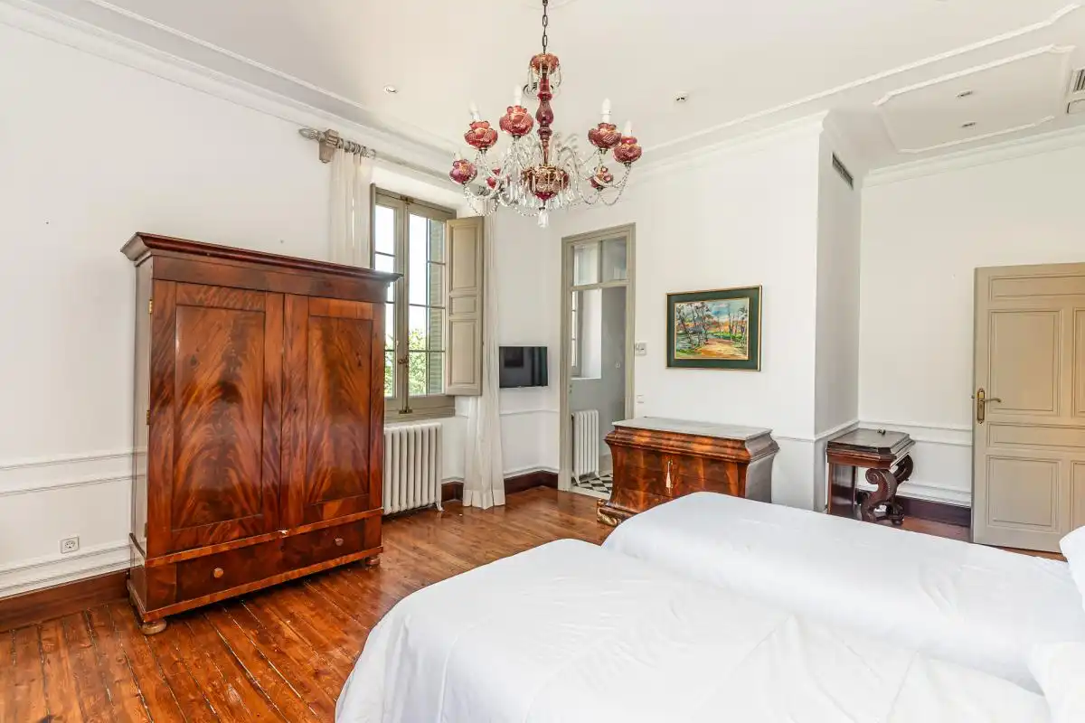 Bedroom of Houses for sale in San Lorenzo de El Escorial  with Air Conditioner, Heating and Private garden