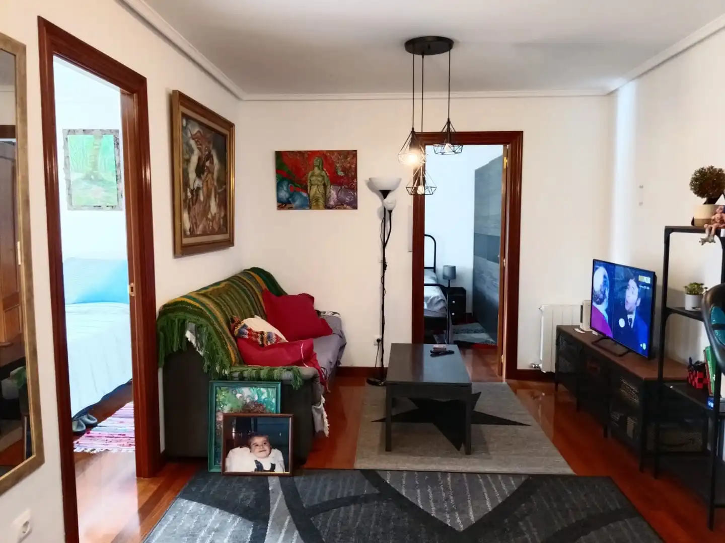 Sala de estar de Piso en venta en Voto con Calefacción, Trastero y Amueblado