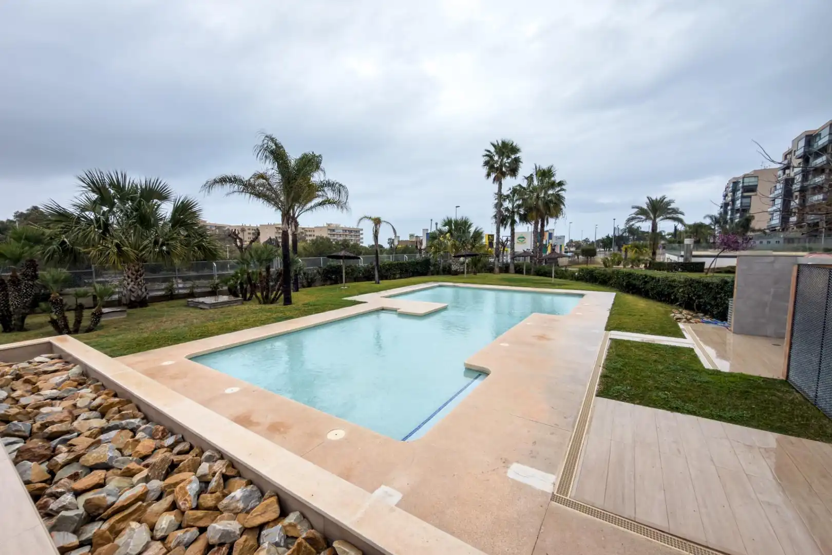 Swimming pool of Ground floor for sale in Pilar de la Horadada  with Air Conditioner, Heating and Private garden