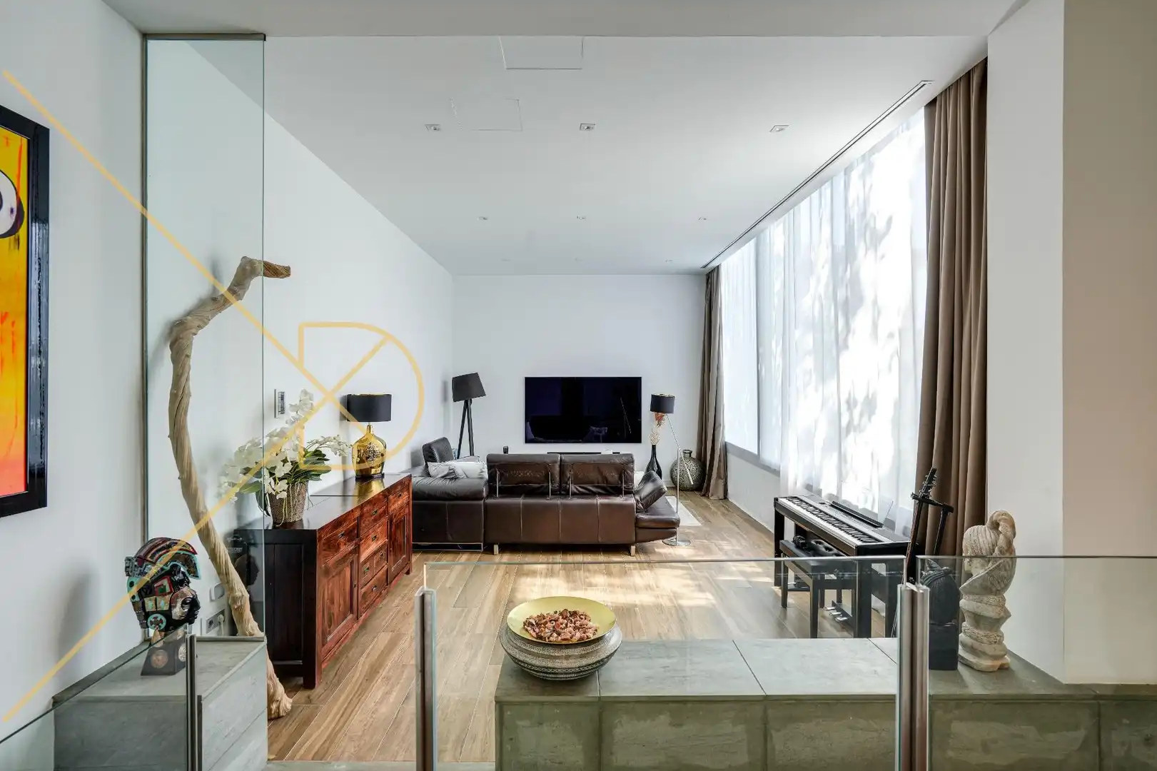 Sala de estar de Casa o chalet en venta en Alella con Calefacción, Jardín privado y Terraza