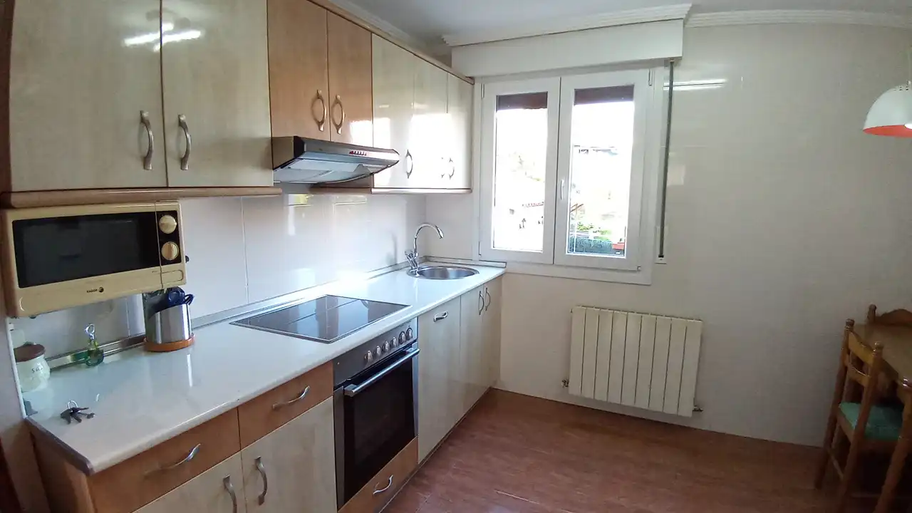 Kitchen of Flat for sale in Portugalete  with Heating, Private garden and Storage room