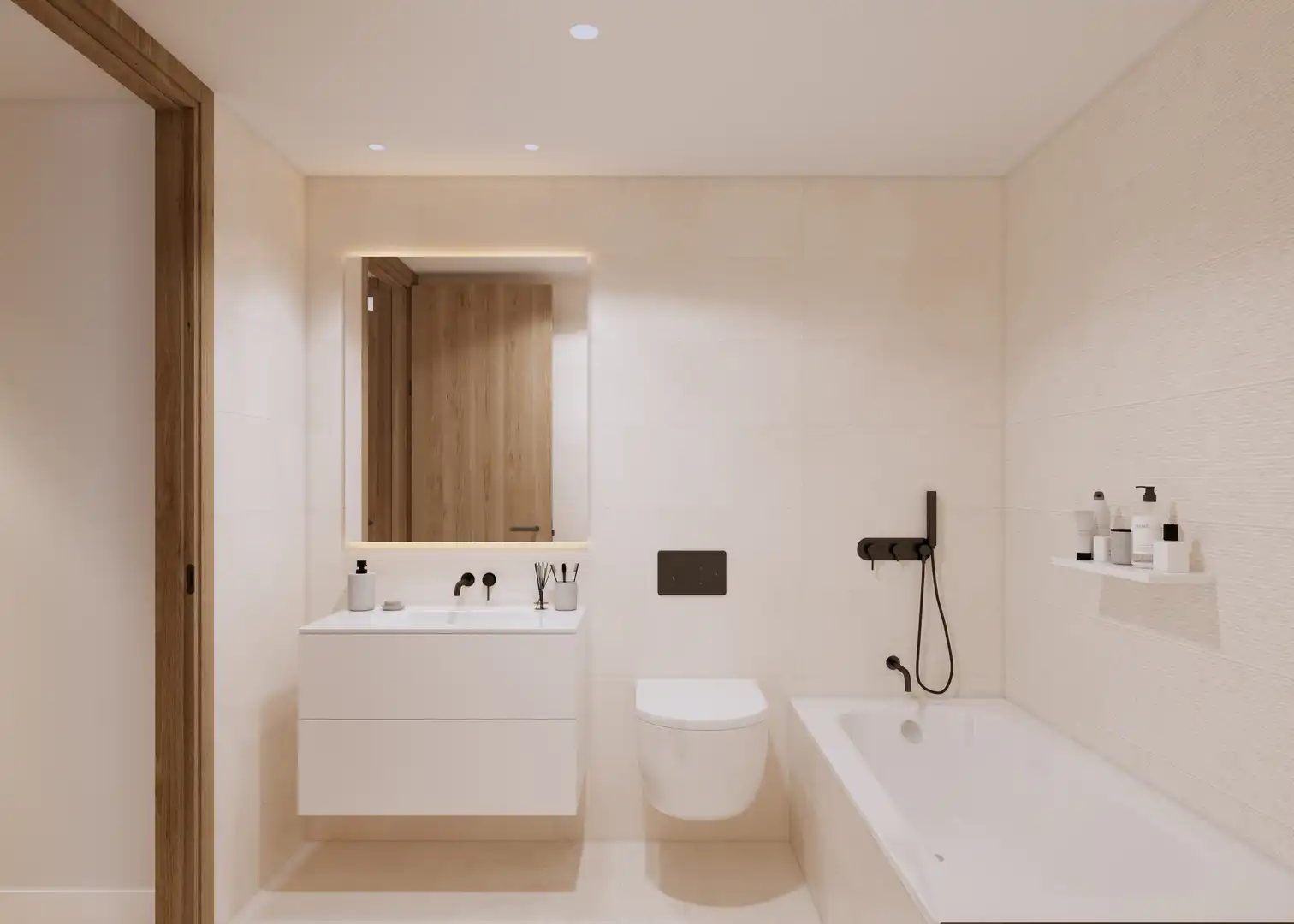 Baño de Piso en venta en Madrid con Terraza, Trastero y Piscina