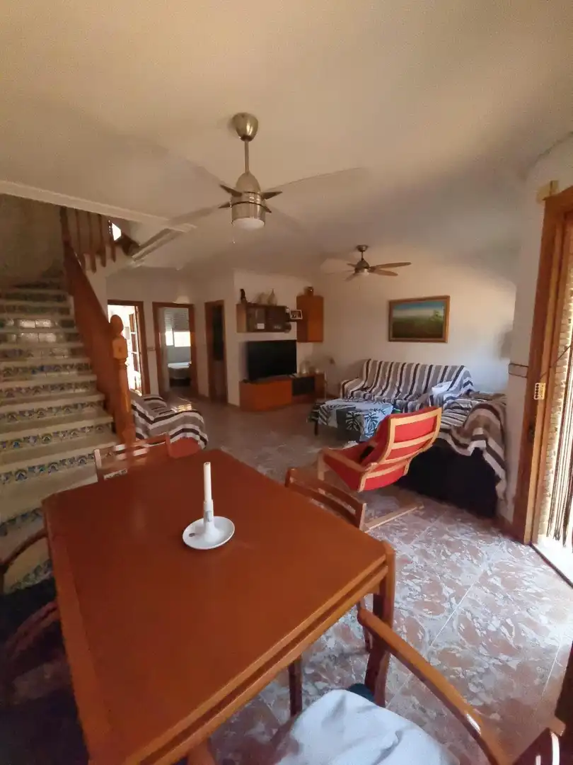 Wohnzimmer von Haus oder Chalet zum Verkauf in San Pedro del Pinatar mit Privatgarten, Terrasse und Möbliert