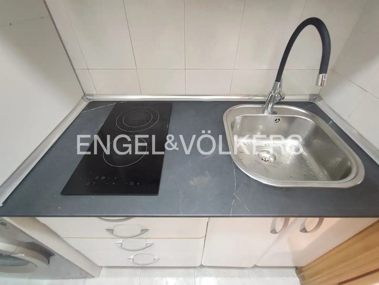 Cocina de Apartamento de alquiler en Madrid con Aire acondicionado, Calefacción y Terraza