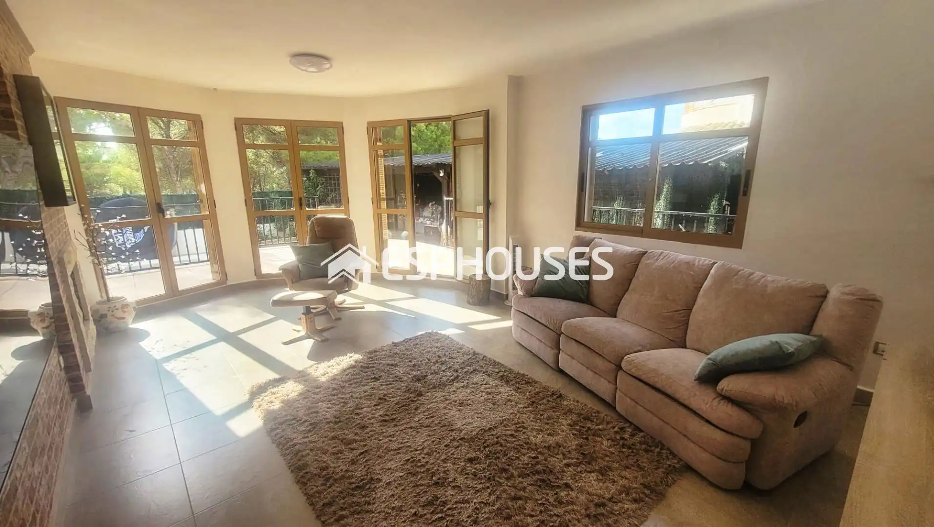 Living room of Houses for sale in Finestrat  with Storage room, Swimming Pool and Balcony
