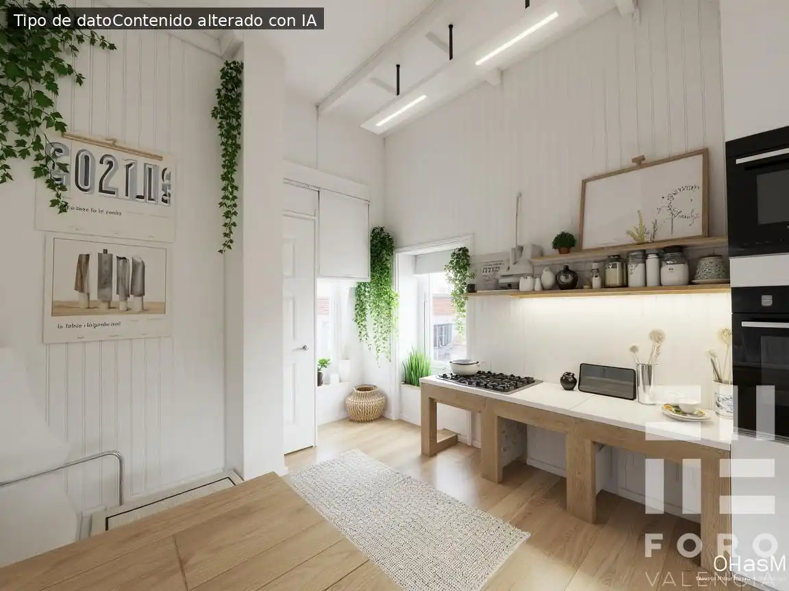 Cocina de Finca rústica en venta en Alzira con Jardín privado, Balcón y Internet