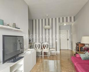 Living room of Apartment to rent in  Madrid Capital  with Air Conditioner and Balcony