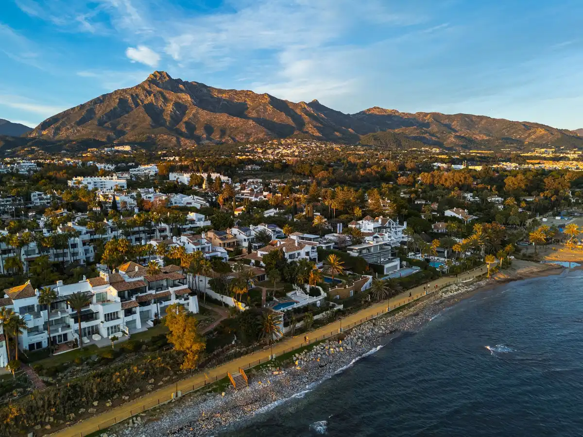 Exterior view of Detached homes for sale in Marbella  with Air Conditioner, Private garden and Terrace