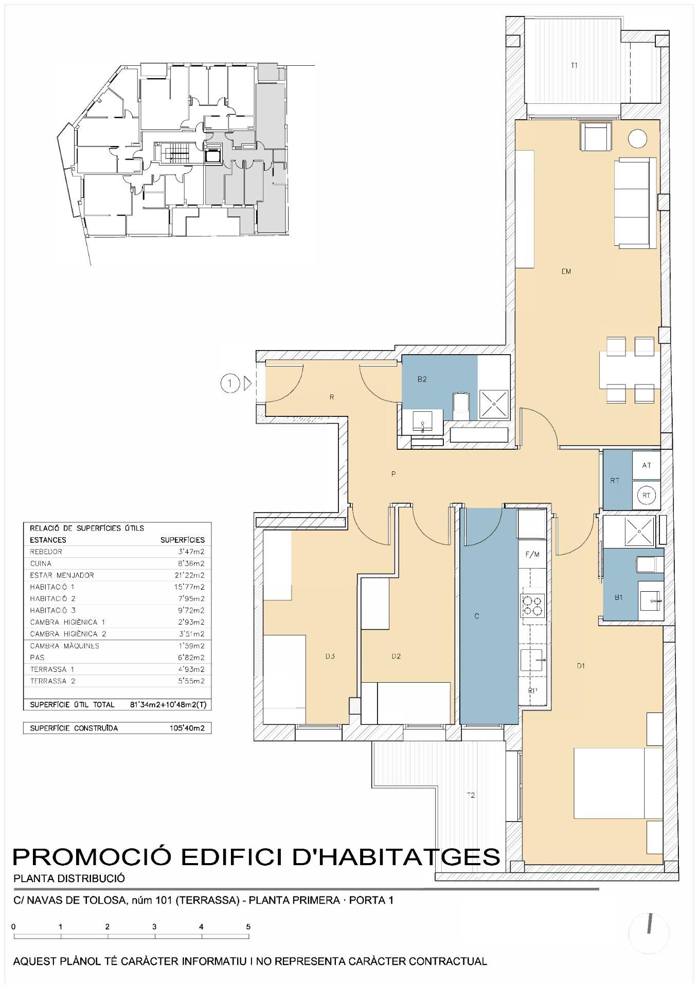 Piso en venta en Terrassa con Aire acondicionado, Calefacción y Parquet