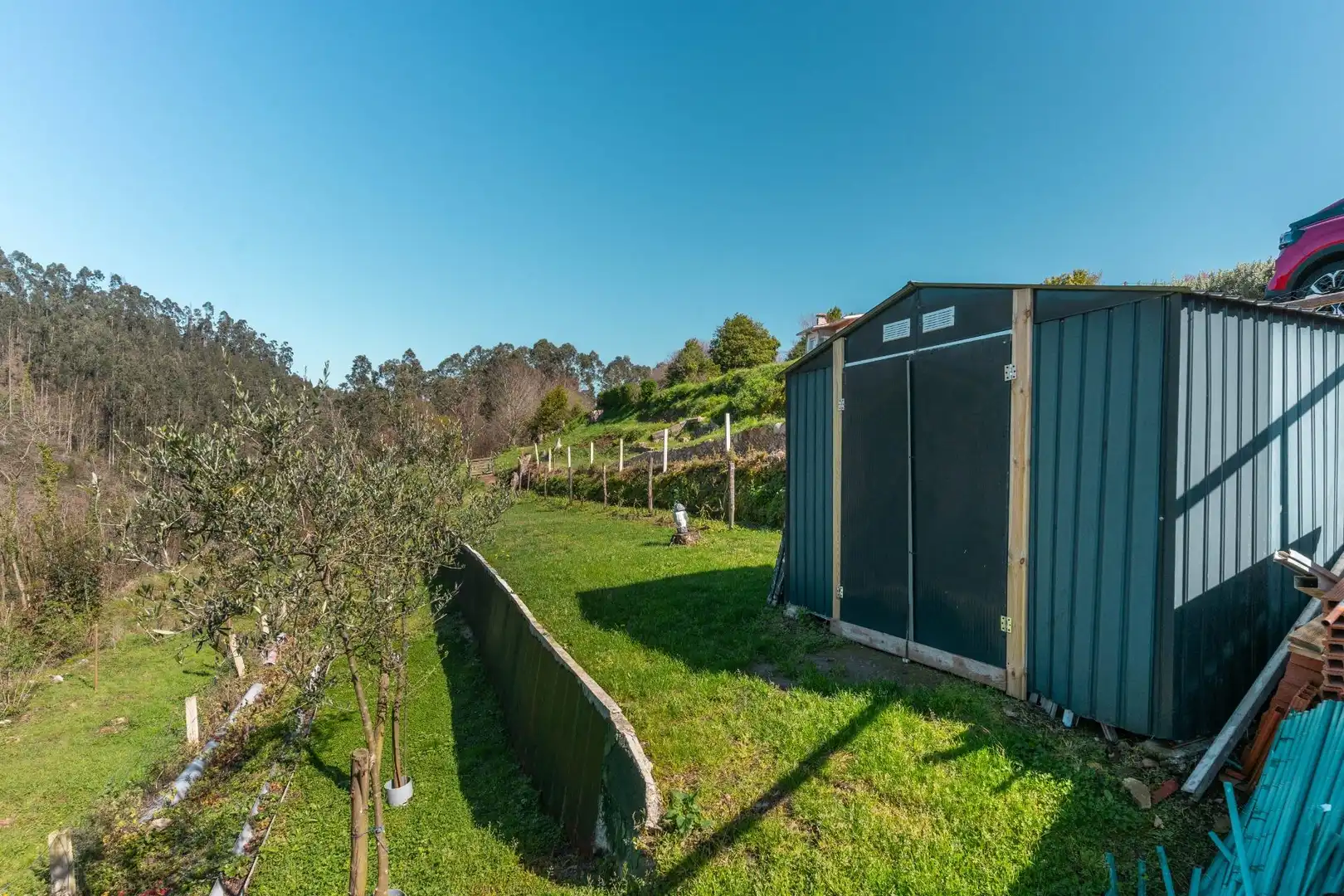 Jardí de Casa o xalet en venda en Muros de Nalón amb Calefacció, Jardí privat i Traster