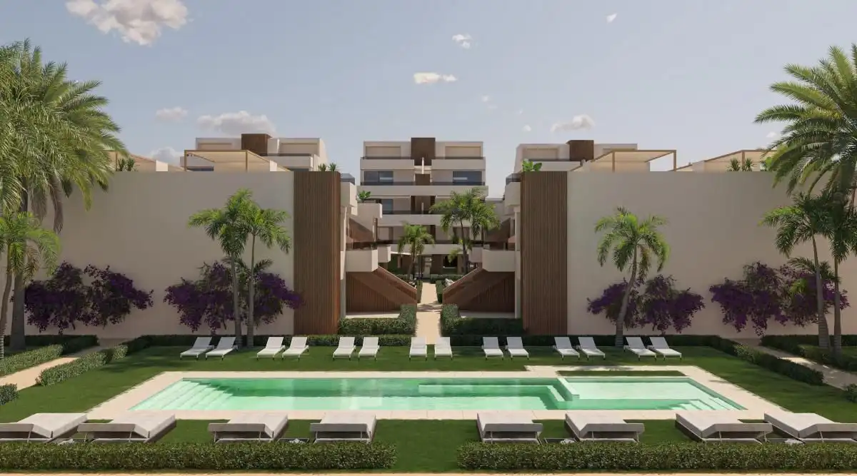 Vista exterior de Casa o xalet en venda en Alhama de Murcia amb Aire condicionat, Jardí privat i Moblat