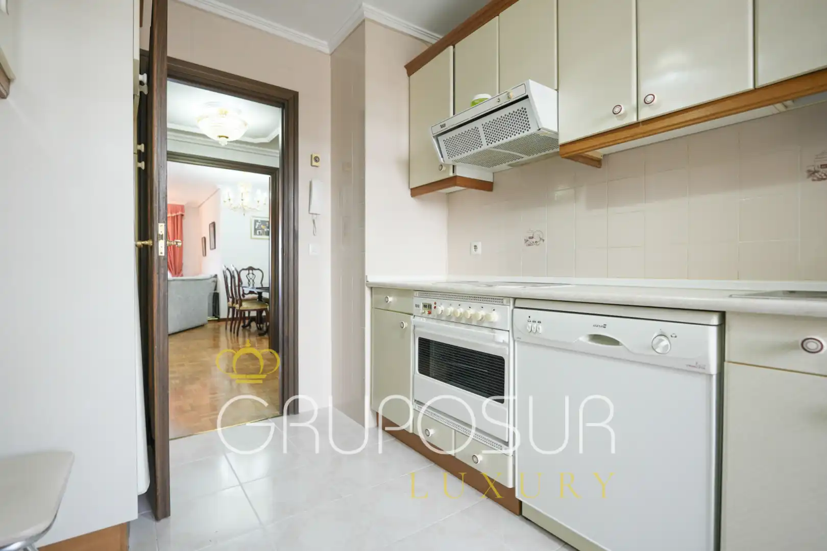 Küche von Wohnung zum Verkauf in Valladolid mit Heizung, Privatgarten und Parkett