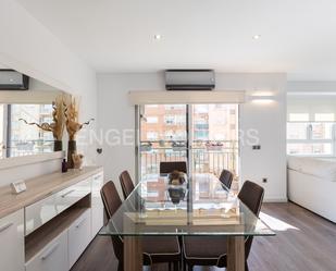 Dining room of Apartment to rent in  Valencia Capital  with Air Conditioner, Heating and Parquet flooring