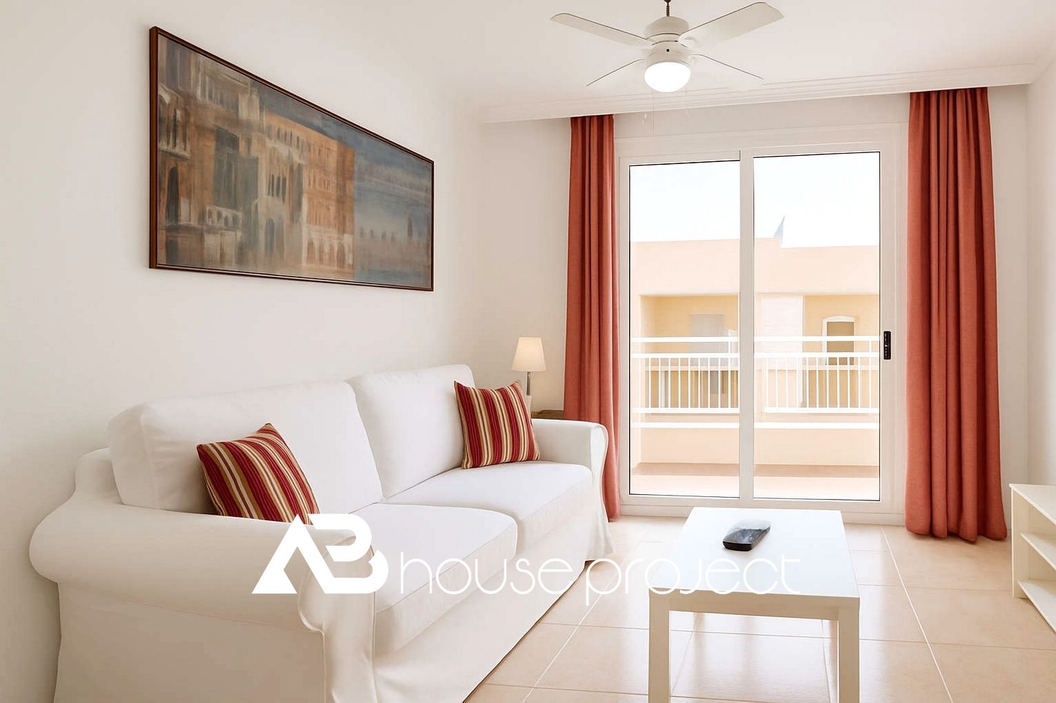 Living room of Flat for sale in Arona  with Storage room, Furnished and Balcony