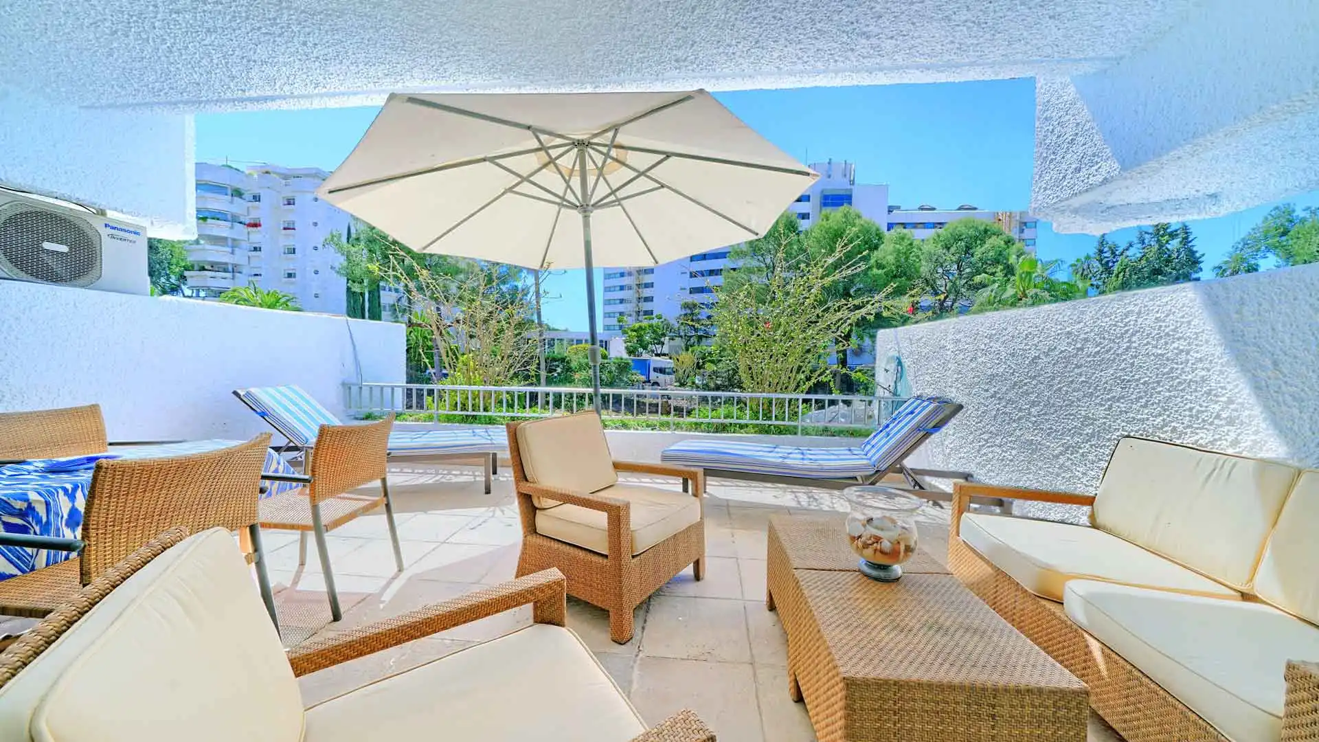 Terraza de Apartamento en venta en Marbella con Aire acondicionado, Terraza y Piscina