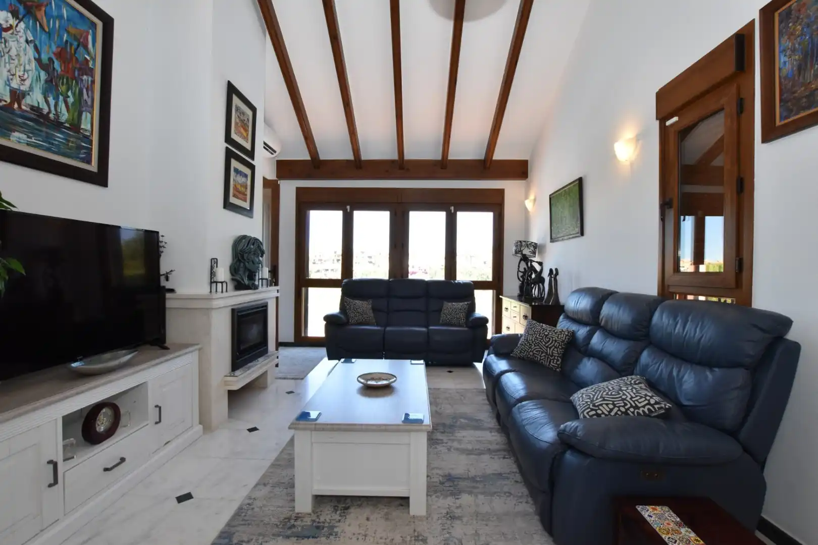 Sala de estar de Casa o chalet en venta en Algorfa con Aire acondicionado, Calefacción y Jardín privado