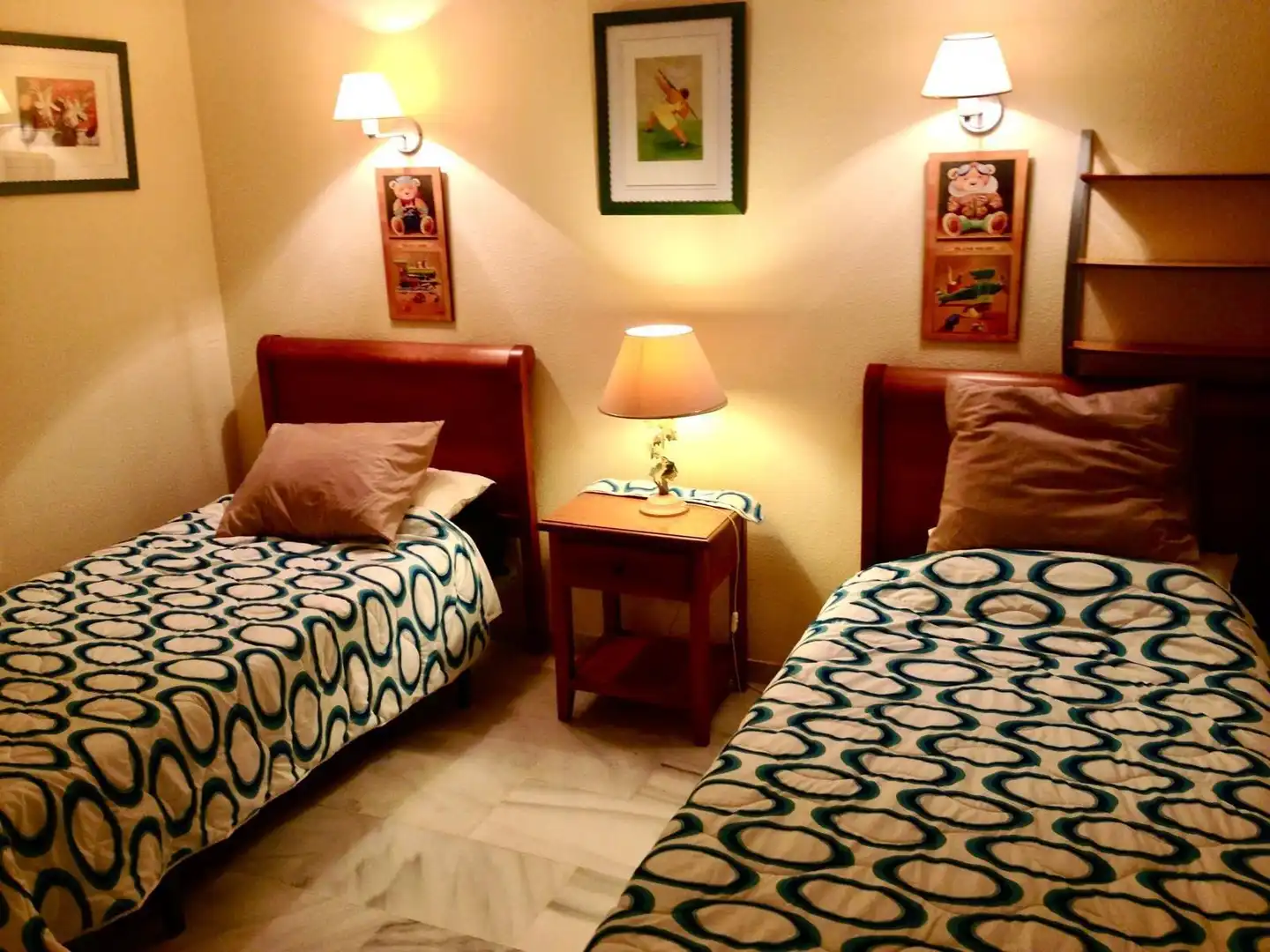 Bedroom of Flat for sale in Marbella  with Air Conditioner, Heating and Private garden