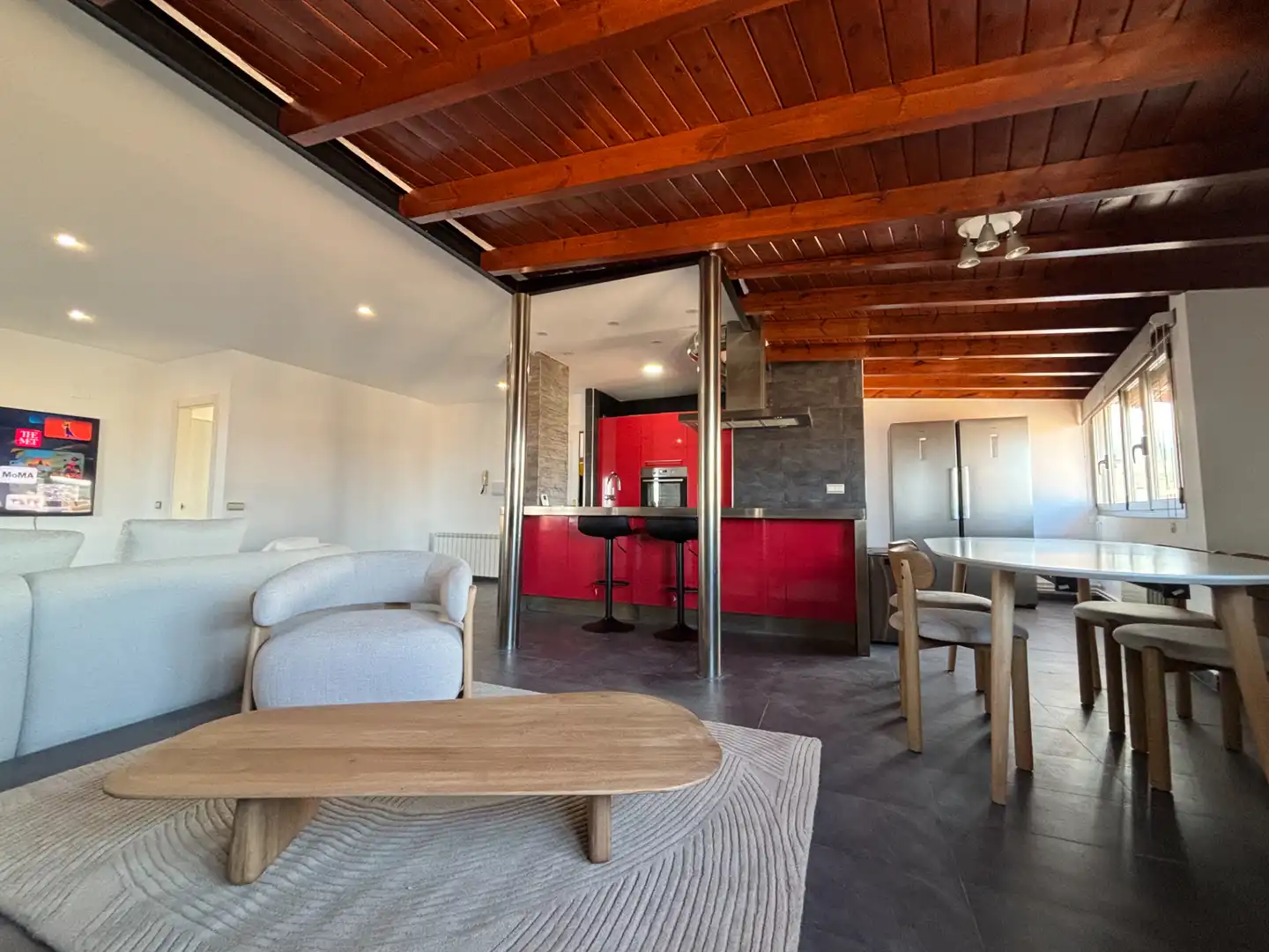 Sala de estar de Ático de alquiler en La Zubia con Aire acondicionado, Calefacción y Jardín privado