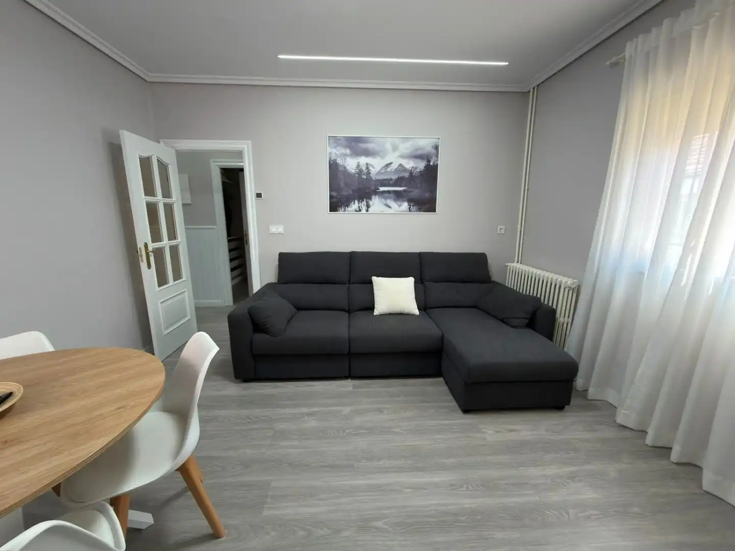 Living room of Houses for rent in Palencia  with Heating, Terrace and Storage room