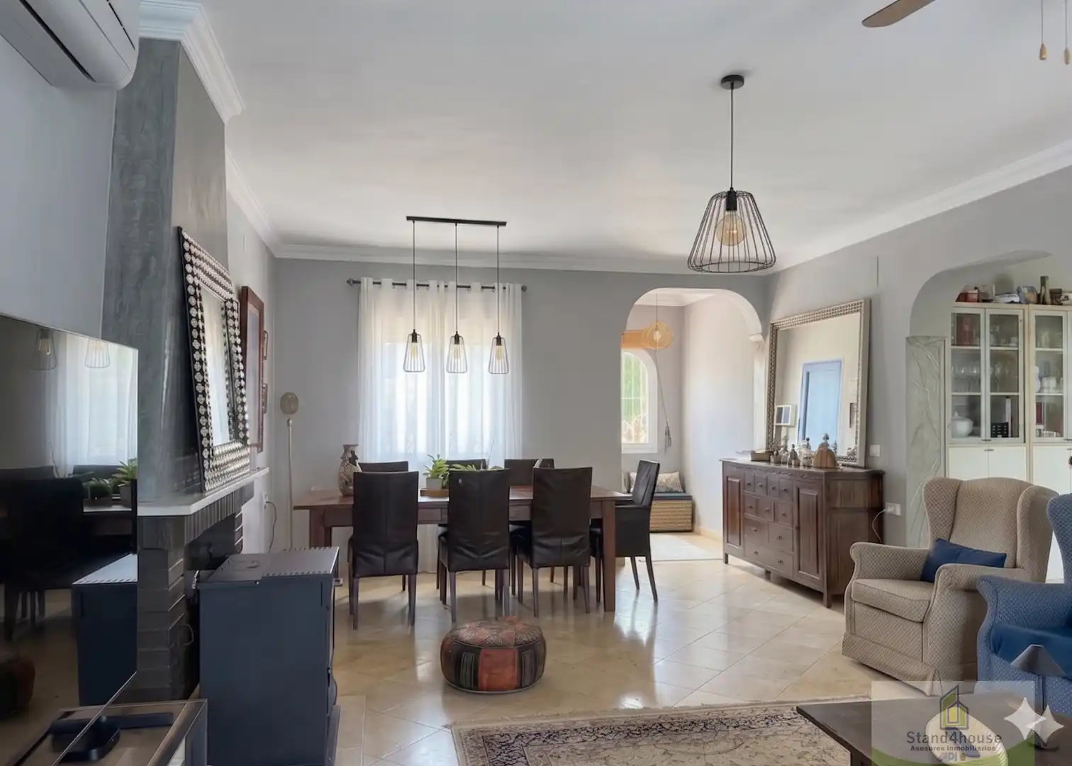 Comedor de Casa o chalet en venta en Hinojos con Aire acondicionado, Calefacción y Terraza
