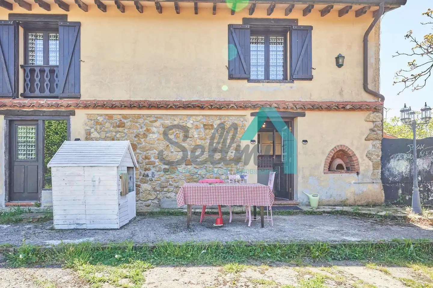 Vista exterior de Casa o chalet en venta en Siero con Calefacción, Jardín privado y Parquet
