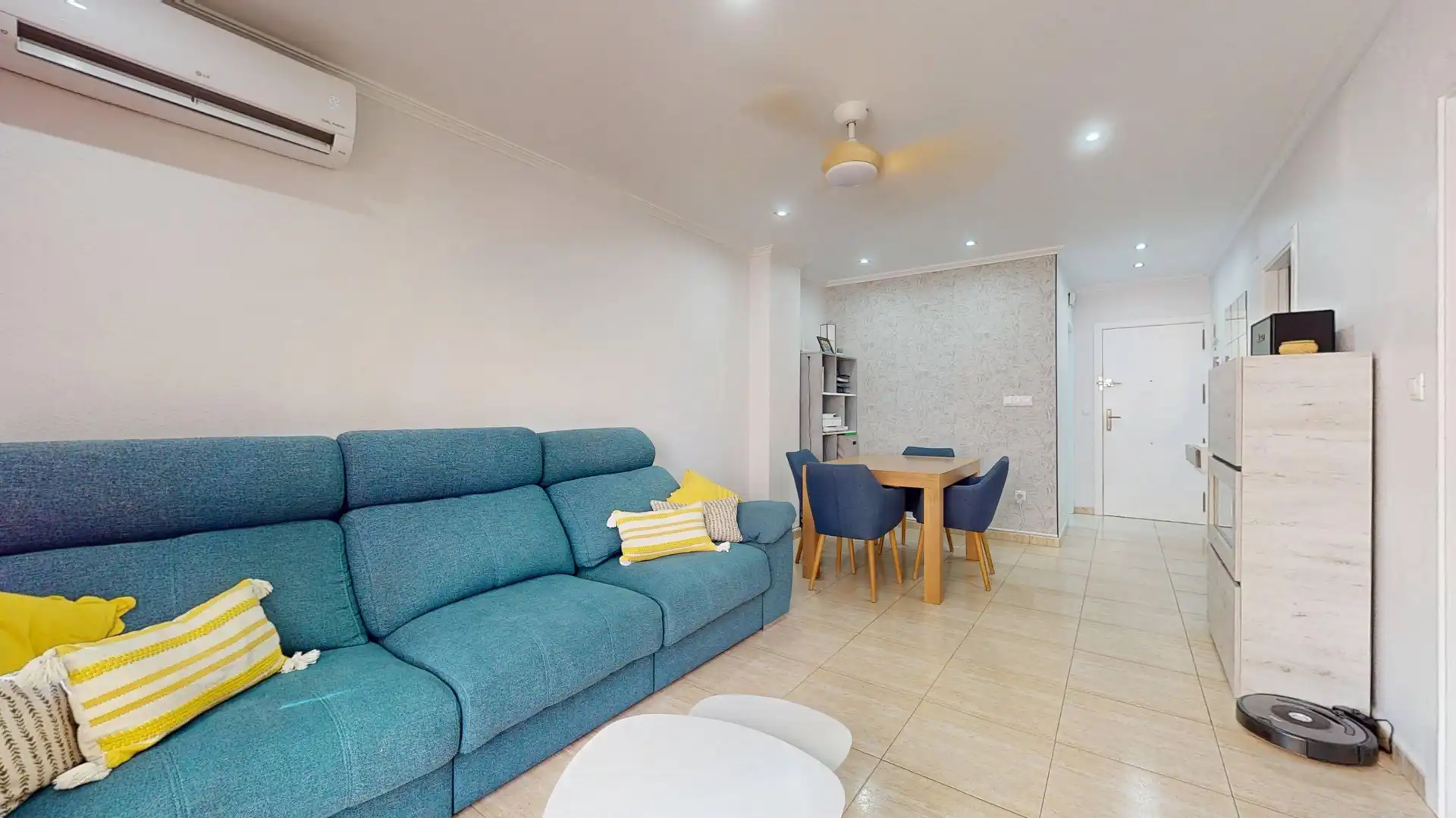 Wohnzimmer von Wohnung zum Verkauf in Elche / Elx mit Klimaanlage, Terrasse und Abstellraum