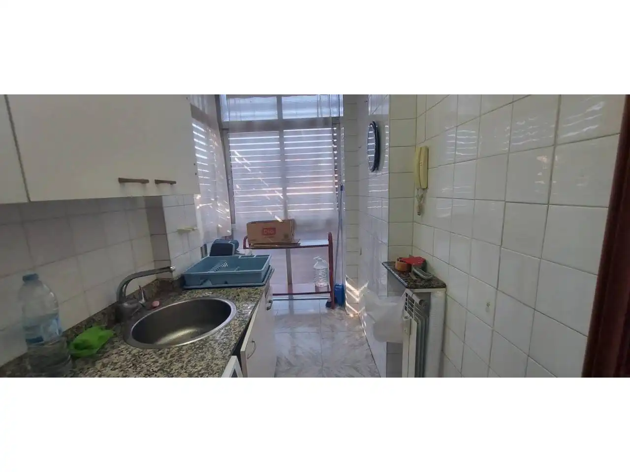 Kitchen of Flat for sale in  Logroño  with Heating, Terrace and Storage room