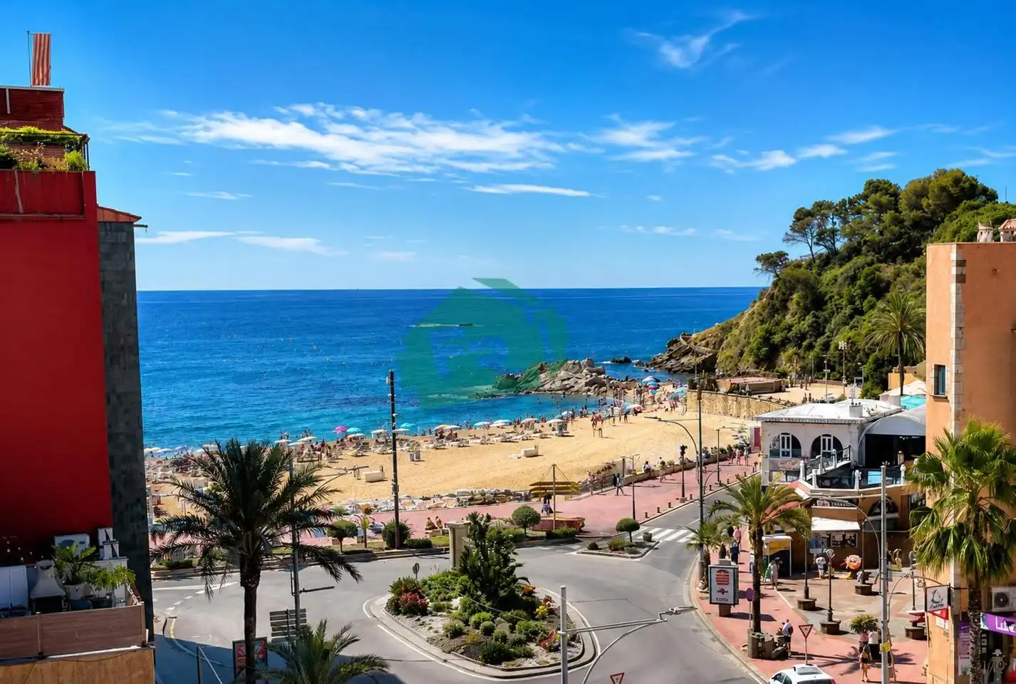 Vista exterior de Pis en venda en Lloret de Mar amb Calefacció i Terrassa