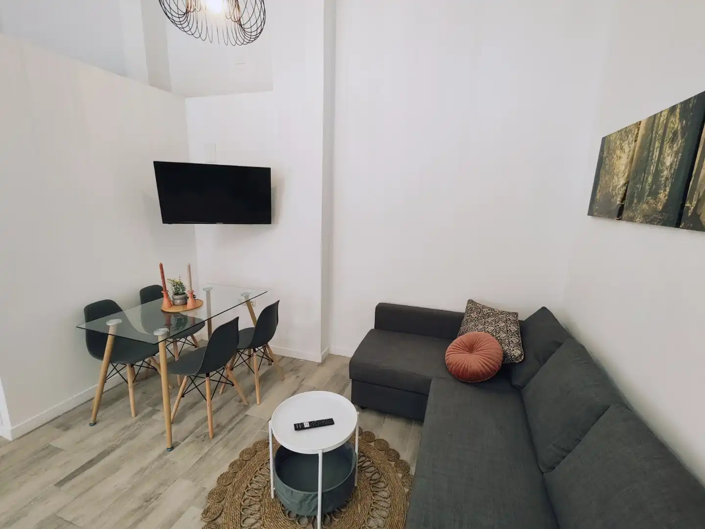 Wohnzimmer von Geschaftsraum zum Verkauf in Málaga mit Klimaanlage, Heizung und Möbliert